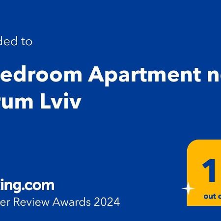 3 Bedroom, 2 Bathroom Apartment Near Forum Lviv Exteriör bild